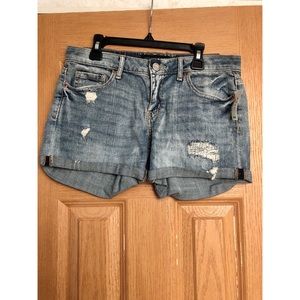 Aeropostale Light Jean Mini Shorts